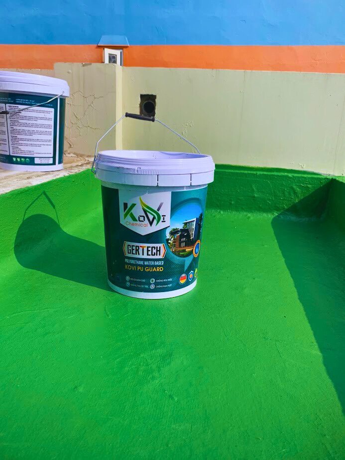 Chống thấm polyurethane gốc nước - Giải pháp hiệu quả cho công trình bền vững