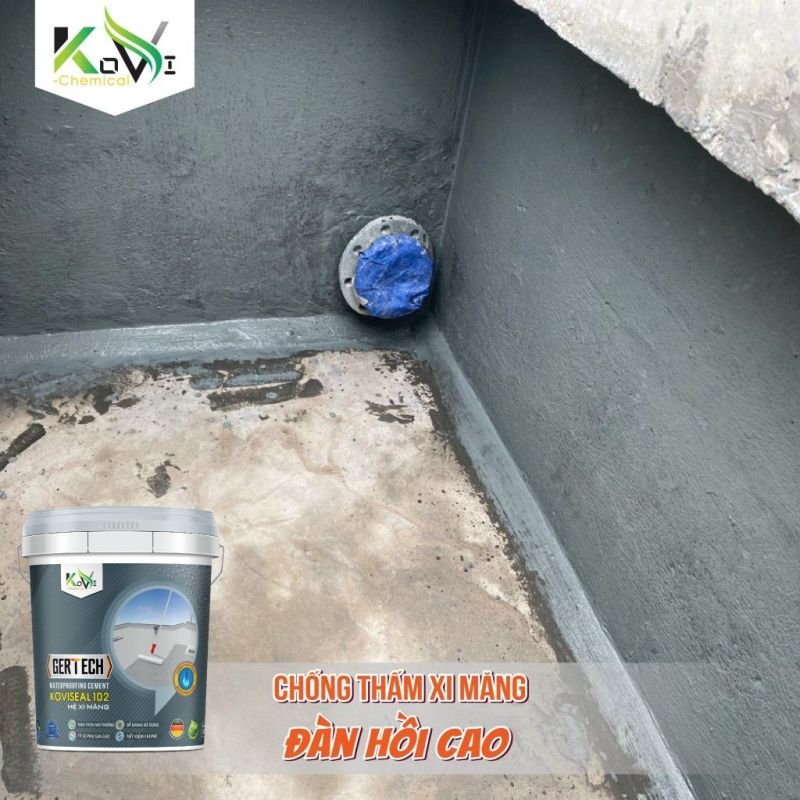 Sơn chống thấm KOVISEAL 102 – Chống thấm mọi công trình