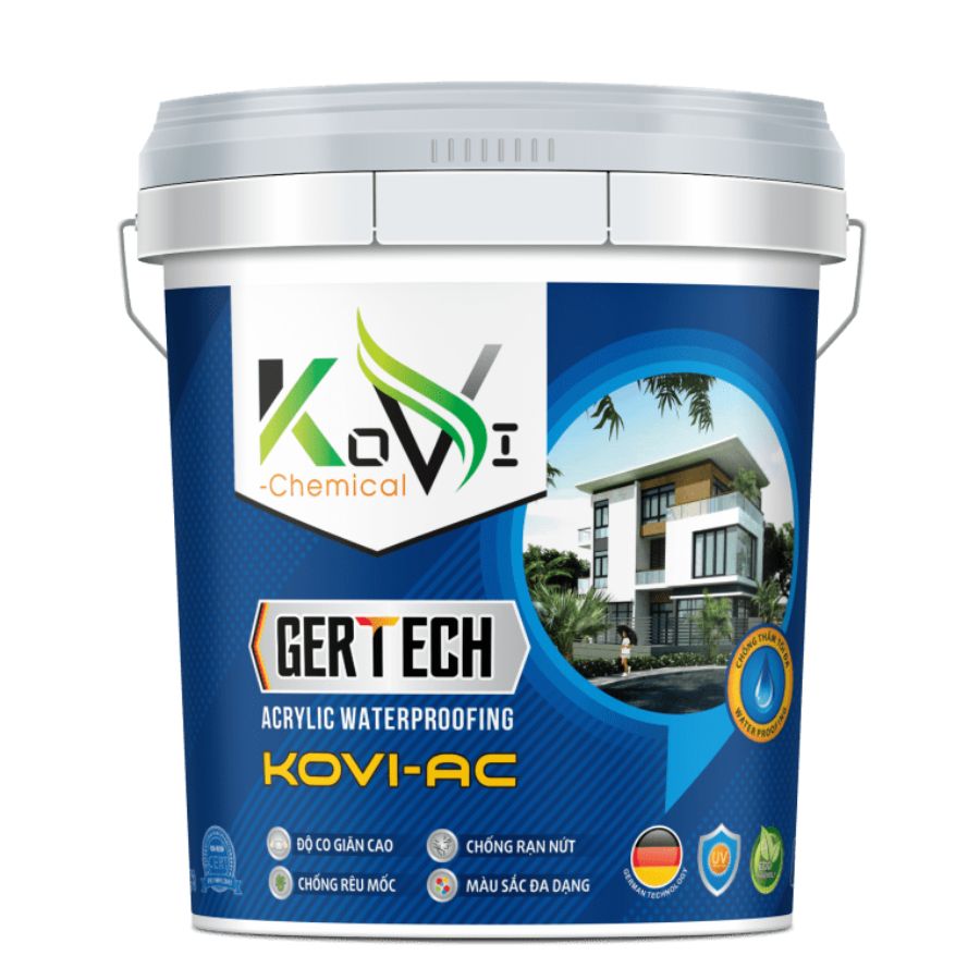 Chống thấm tường ngoài chống thấm tường ngoài trời chống thấm tường ngoài KOVI AC chống thấm tường ngoài Đà Nẵng